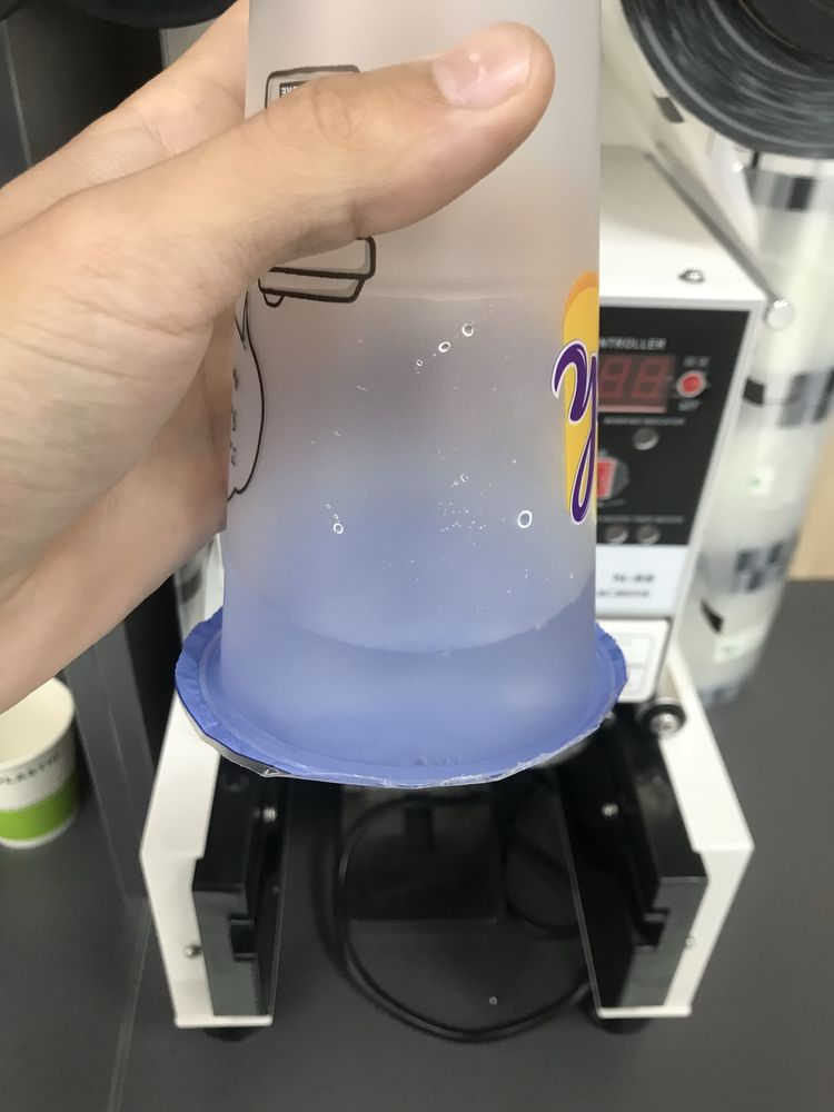 Аппарат для запайки стаканов, для напитоков, сока, bubble tea, и т.д.