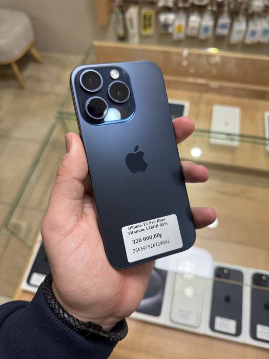 iPhone 15 Pro 128GB Blue Titanium