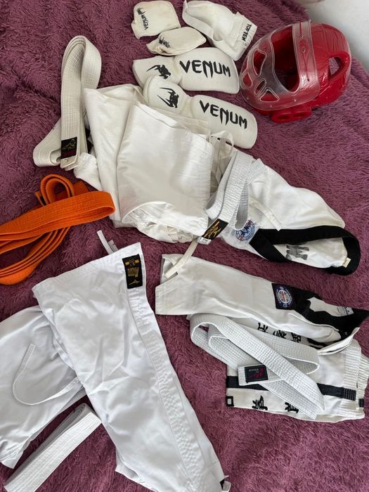 Кимоно щитки шлем и прочее за все 10 тыс тнг