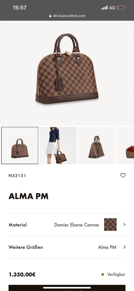 Louis Vuitton Alma PM