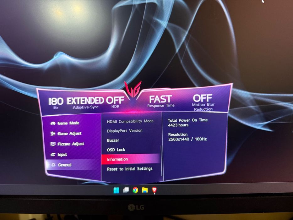 Monitor LG 27GP850-B 180Hz 2k 2560x1440p