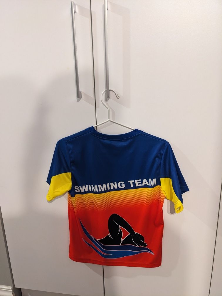 Tricou swimming team inot copii 8-10 ani