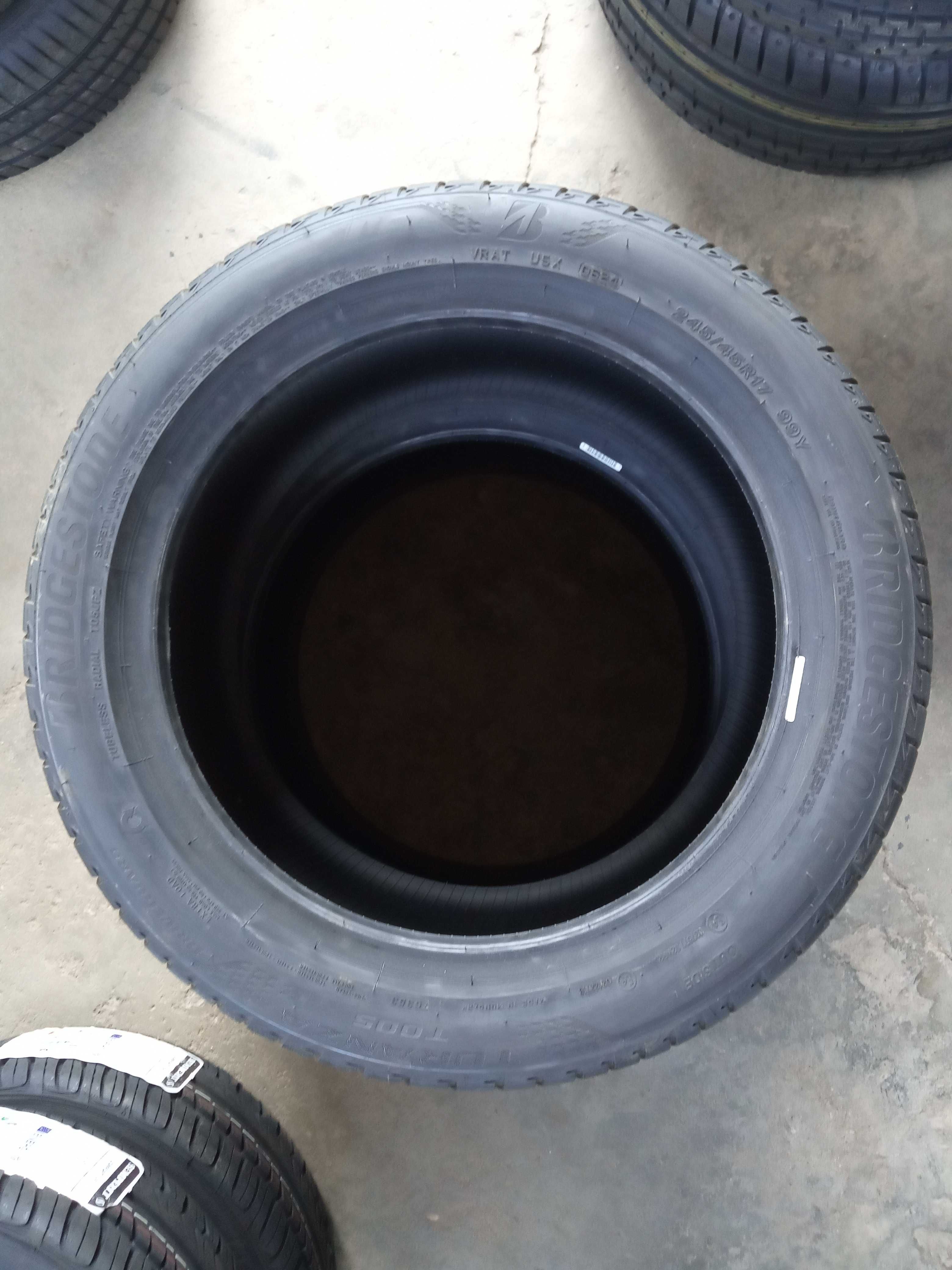 2 Нови гуми 245/45R17 Bridgestone Turanza T005 Driveguard XL RFT 99Y