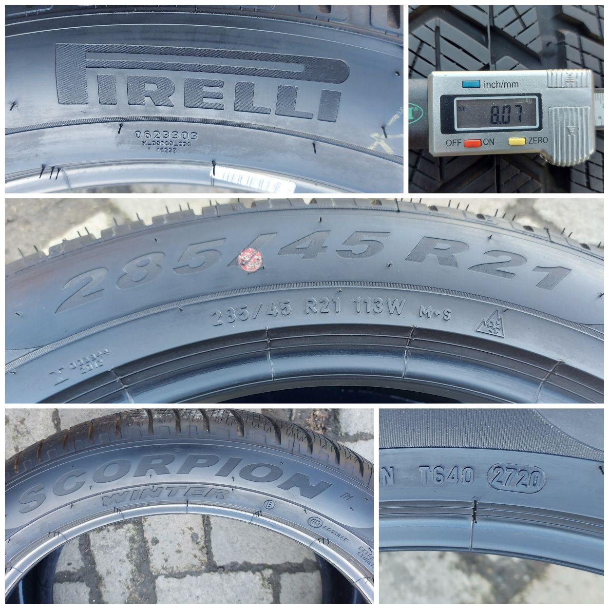 O bucată 295/285/265 45/40/30 R21 M+S iarnă - una Pirelli Continental