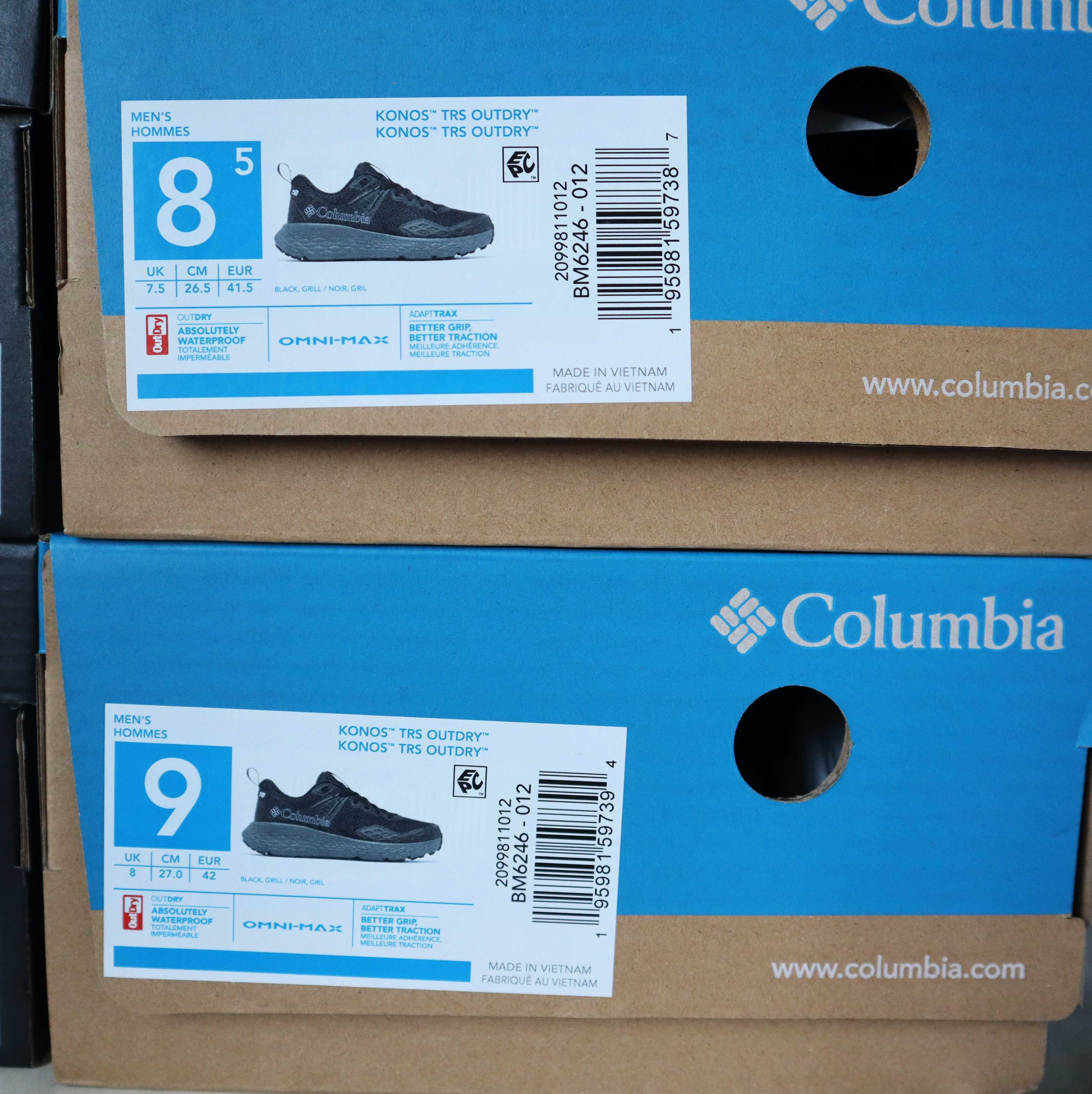 Мужские кроссовки Columbia Konos™ TRS OutDry™ Оригинал new US 8.5 US 9