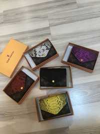 Portofel louis Vuitton/ piele naturală piton / cutie săculeț certifica