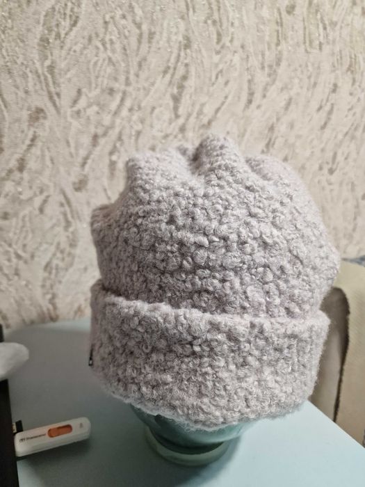 красивая тёплая шапка конверт