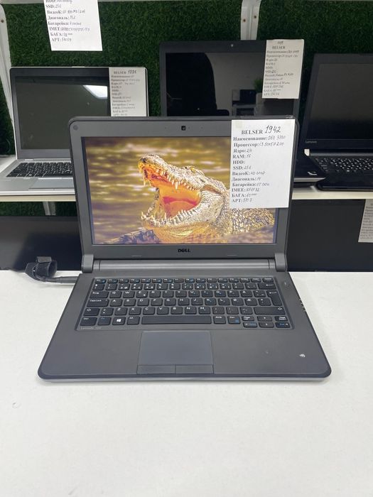16 озу быстро работает офисный ноутбук Dell память256 гарантия