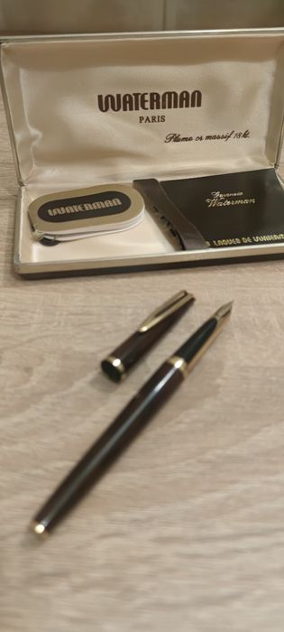 Stilou Waterman Carene penita aur 18k