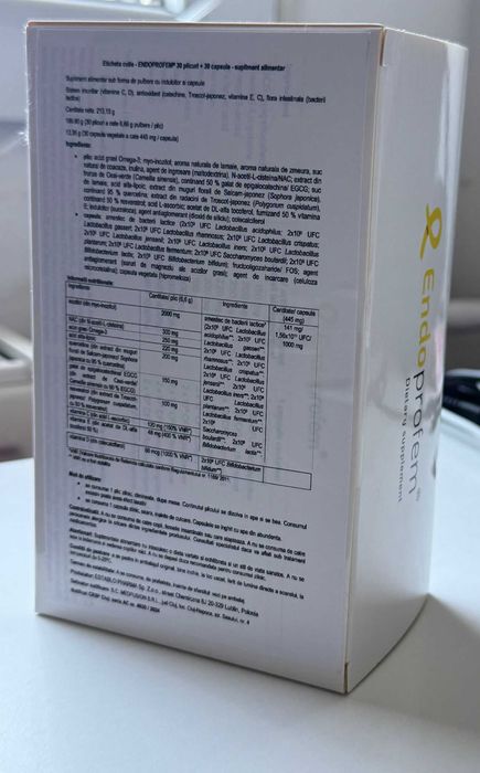Endoprofem – 30 plicuri + 30 capsule | Nou, sigilat, exp. 08/2026
