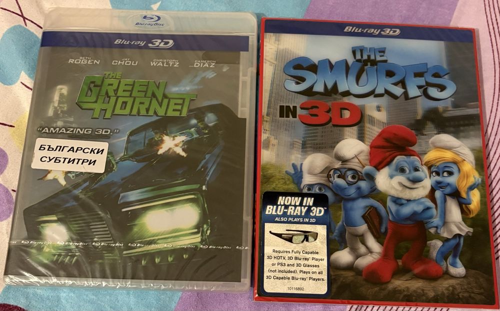 Blu-ray. Във фабричен целофан.Цена за 1бр.-10лв. Цена за двата-15лв.