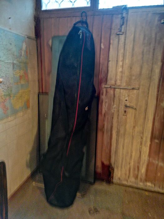 Husa de ski pe role.