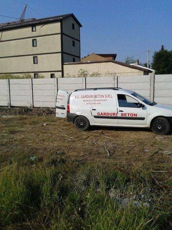 Gard beton garduri beton 250 lei ml montaj transport inclus
