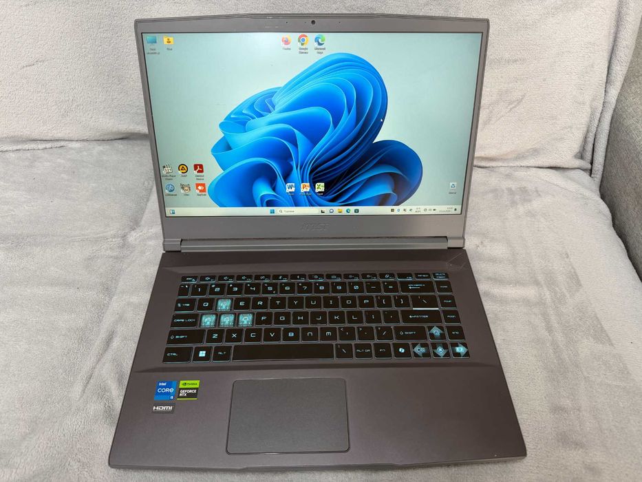 Геймърски Лаптоп MSI Thin 15 B12UCX, 15.6", Full HD