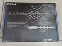 Новый хаб D-Link / коммутатор / свитч / Switch 24 порта