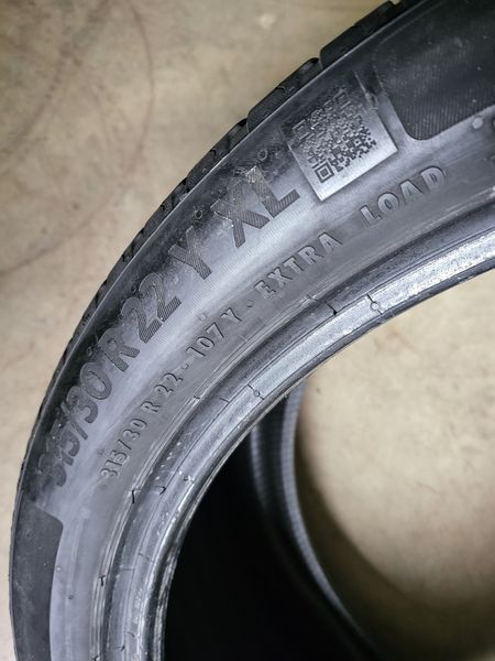 315/30/22//275/35/22 Continental