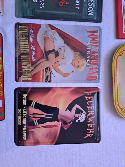 reclama tabla retro tablie metalica