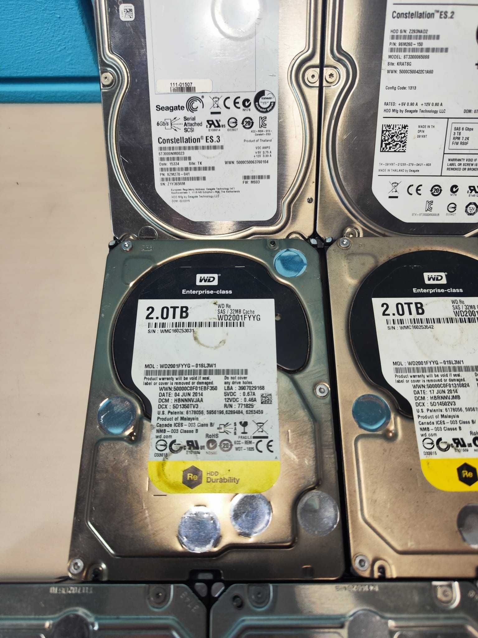 Seagate / WD  / DELL / HP - 1 TB / 2 TB / 3TB SAS HDD Хард диск
