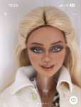 Papusa de colectie barbie mattel machiaj Ooak