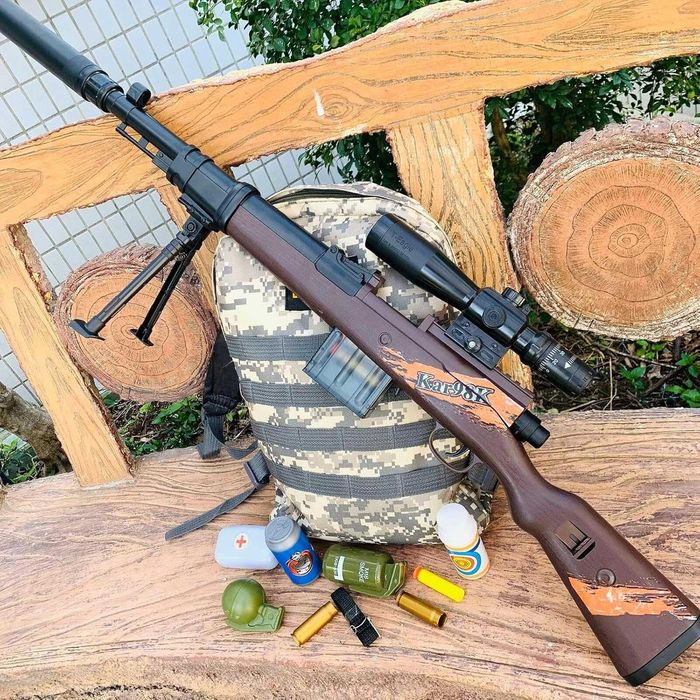 Pusca Luneta de Jucarie 98K Gloante Cartuse Ejectarea Carcasei 103 CM