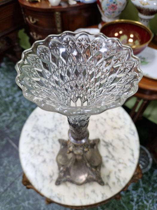 Уникална антикварна френска чаша бокал ваза ART Nouveau