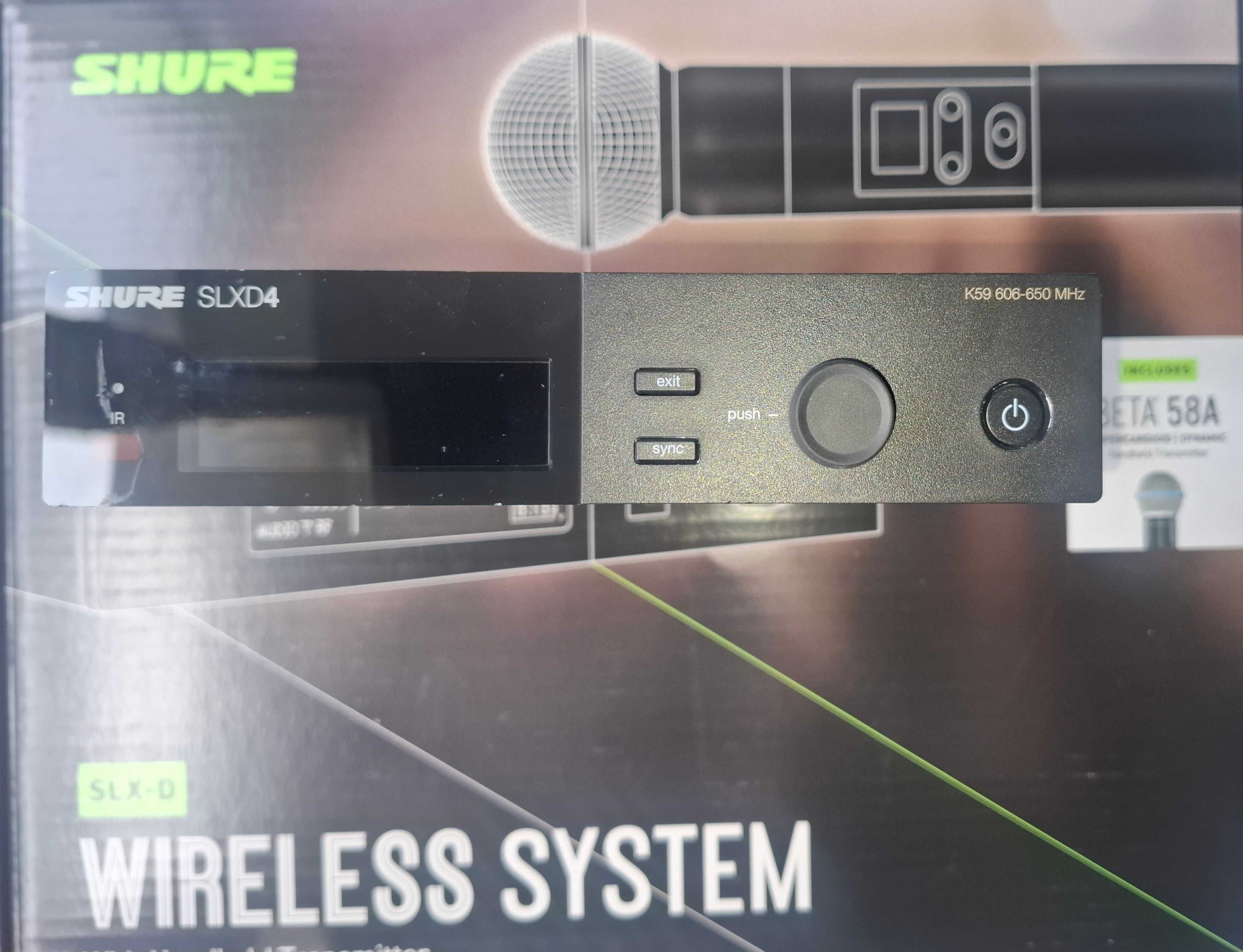 Продавам безжичен микрофон SHURE SLXD24/B58-K59