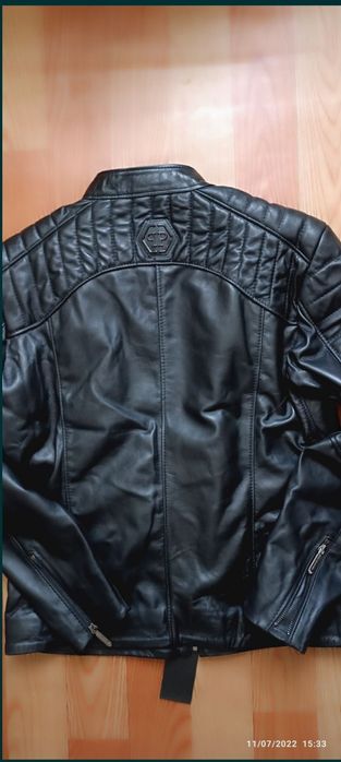 PHILIPP PLEIN-Мъжки кожени якета. Естествена кожа.
