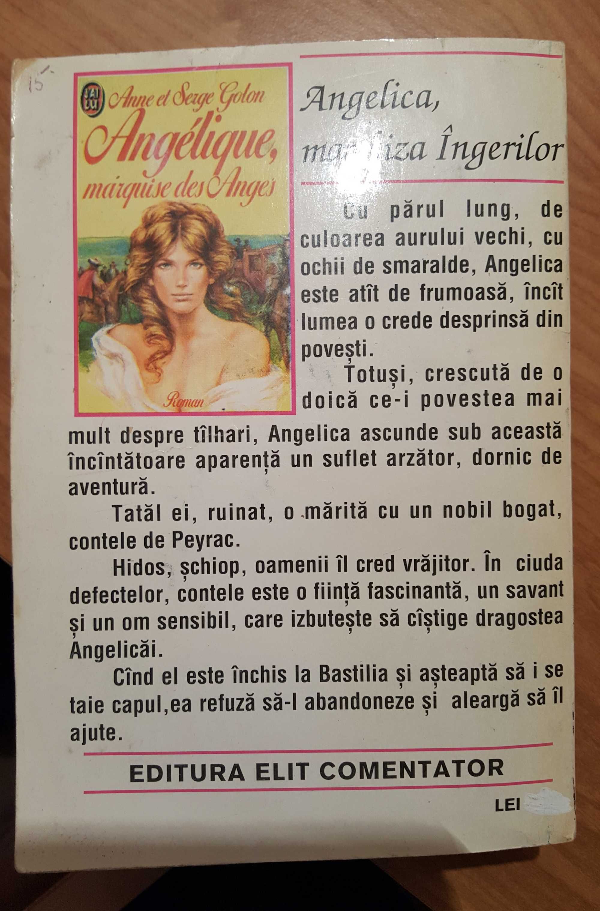 Vand cartea Anne si Serge Golon - Angelica, marchiza ingerilor