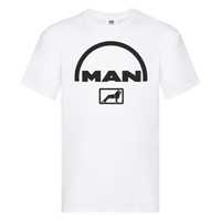 Tricou Man soferi tir pasionati Man Tucks idee cadou perfect-alb