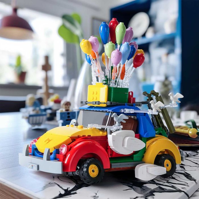 VEPOWER Idea Beette Building Set с балони, съвместим с Lego Friends