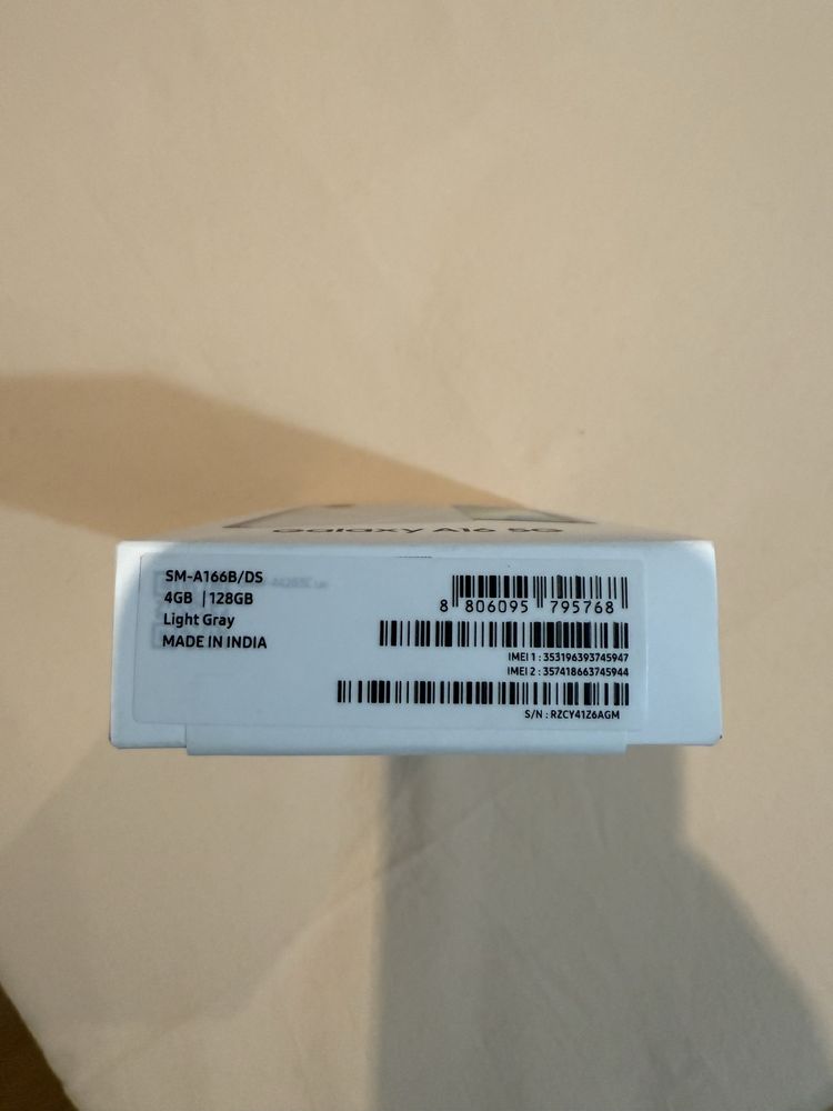 Samsung A16 5G 128 GB LIGHT GRAY DUAL SIM неразопакован