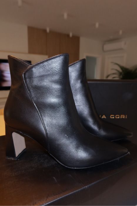 Cizme Botine piele naturala Anna Cori