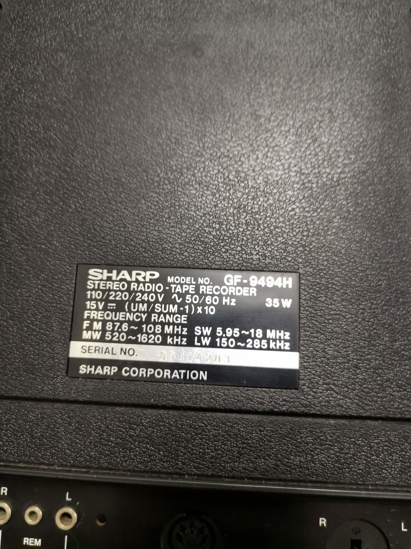 Sharp gf 9494 original