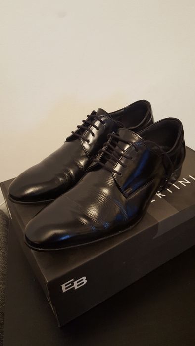 PANTOFI ceremonie ENZO BERTINI - culoare Negru -marimea 40 ( 41)