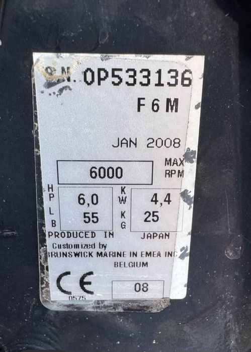 Motor Mercury 6cp