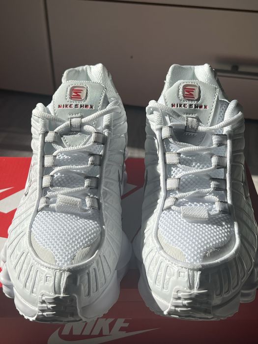Nike Shox TL White Metallic Silver