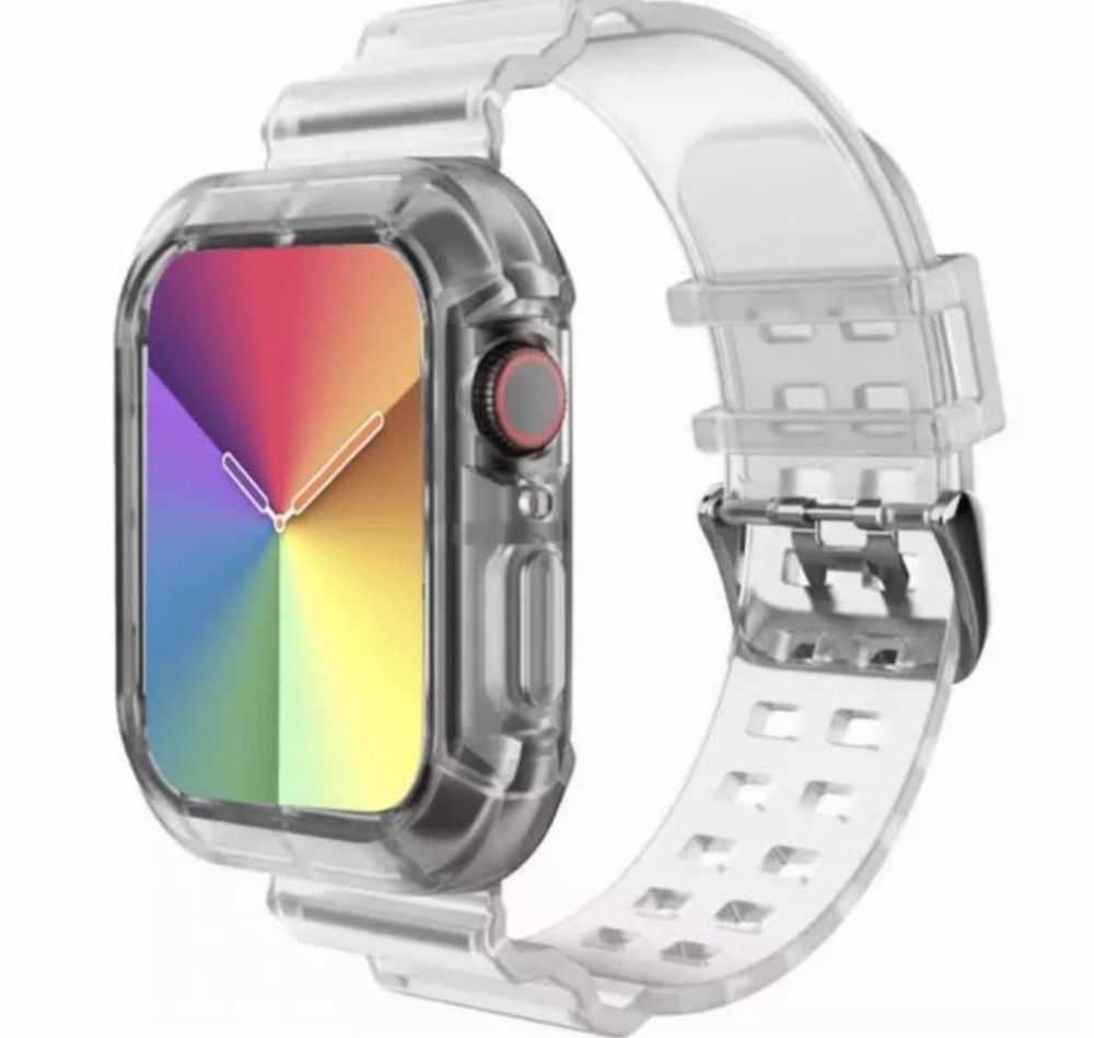 Curea Husa Bumper Silicon Catarama Ceas Iphone Apple Watch Folie