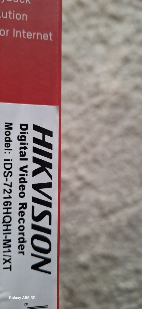 Dvr hikvision 16 canale  5mp nou