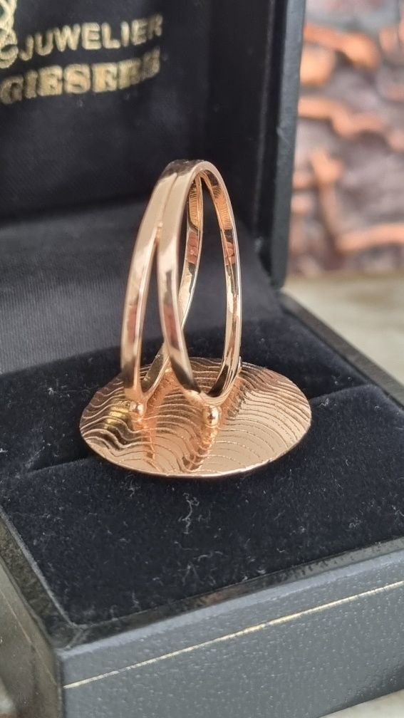 Златен пръстен 14к, 585 проба