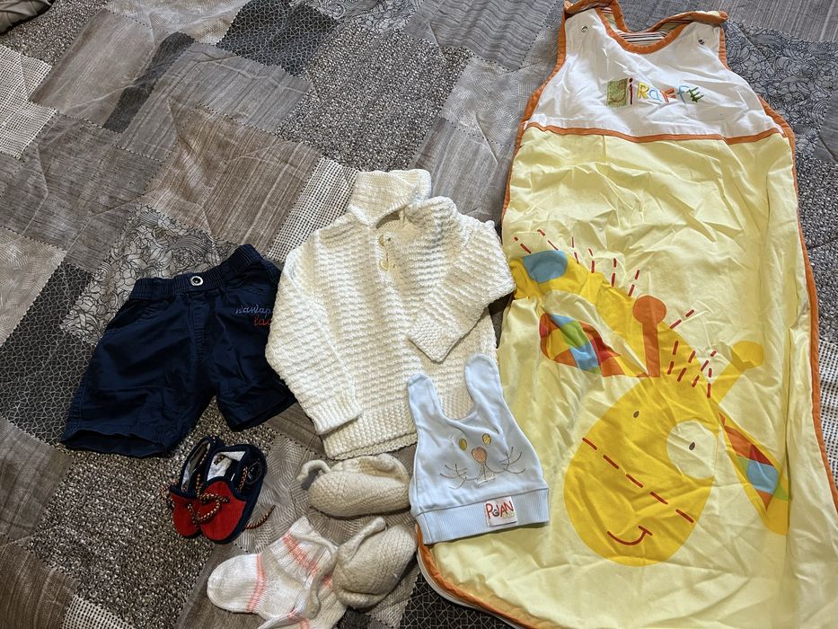 Бебешки дрешки за момче 0-3 м