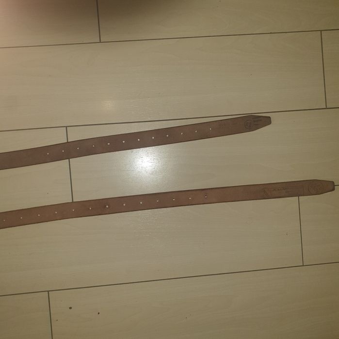 Curele piele pantaloni maro ofiteri armata