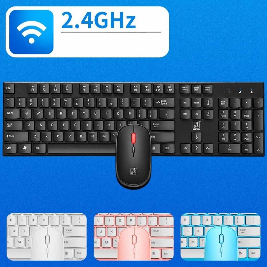 Безжичен Комплект 2.4gHz Клавиатура + Мишка, Wireless