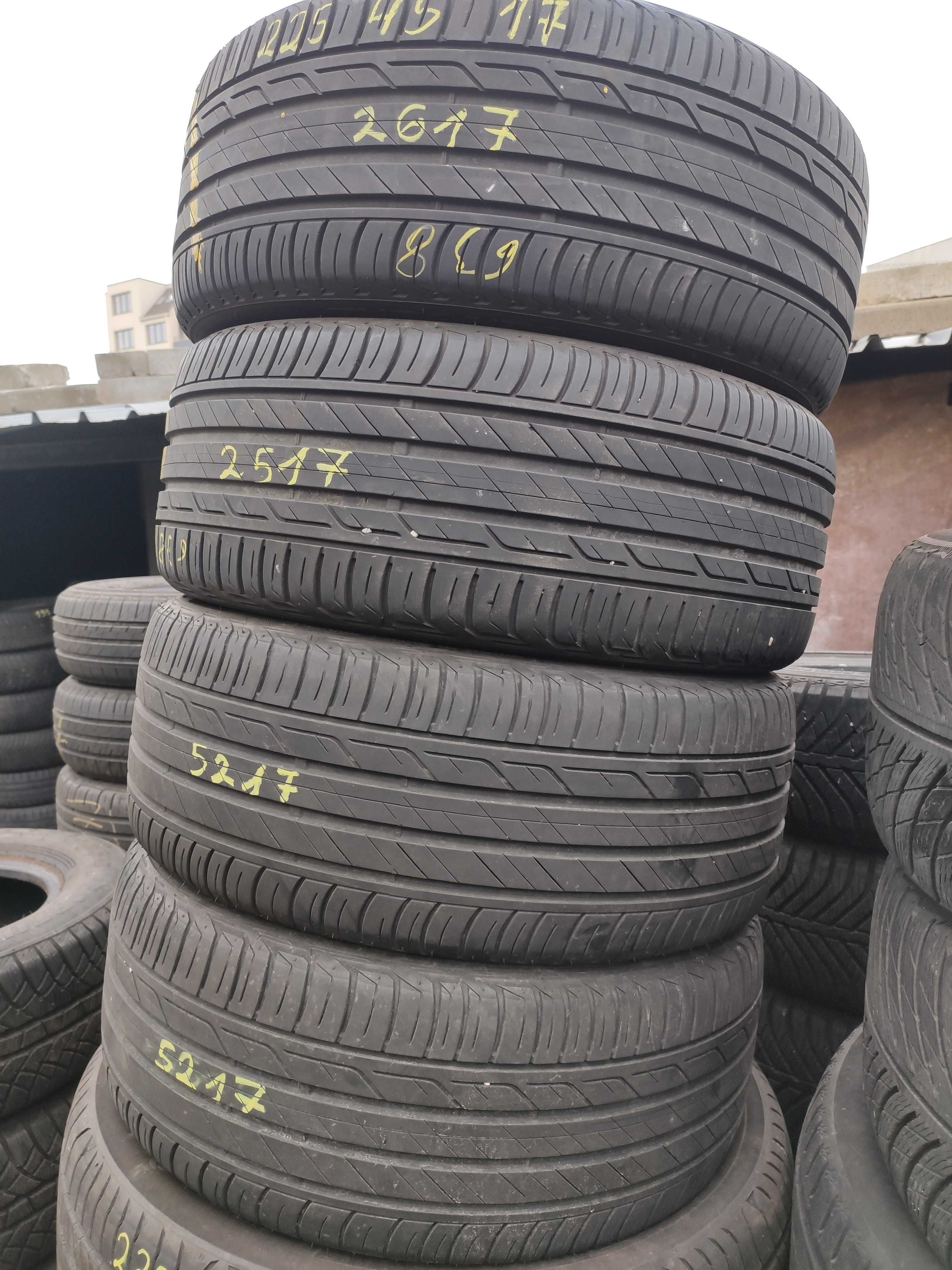 4бр Летни гуми 225 45 17 - Bridgestone