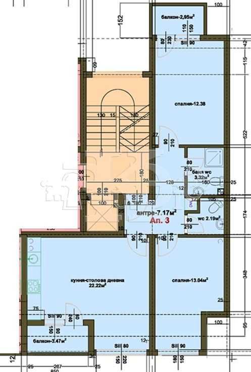 Продава се Тристаен апартамент в Добрич, Христо Ботев - 102 кв.м за 920 €/кв.м - Снимка #1