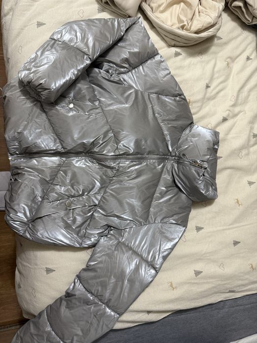 Сиво дебело яке от Bershka