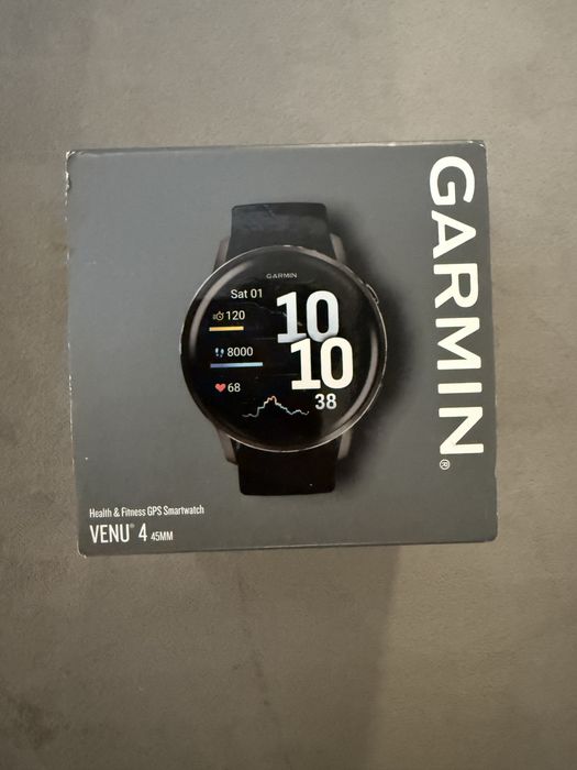 Smartwatch Garmin Venu 4, 45mm, AMOLED, GPS, Wi-Fi, Sigilat