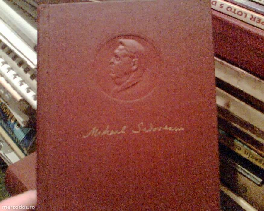 3 volume opere alese Mihail Sadoveanu editie 1955