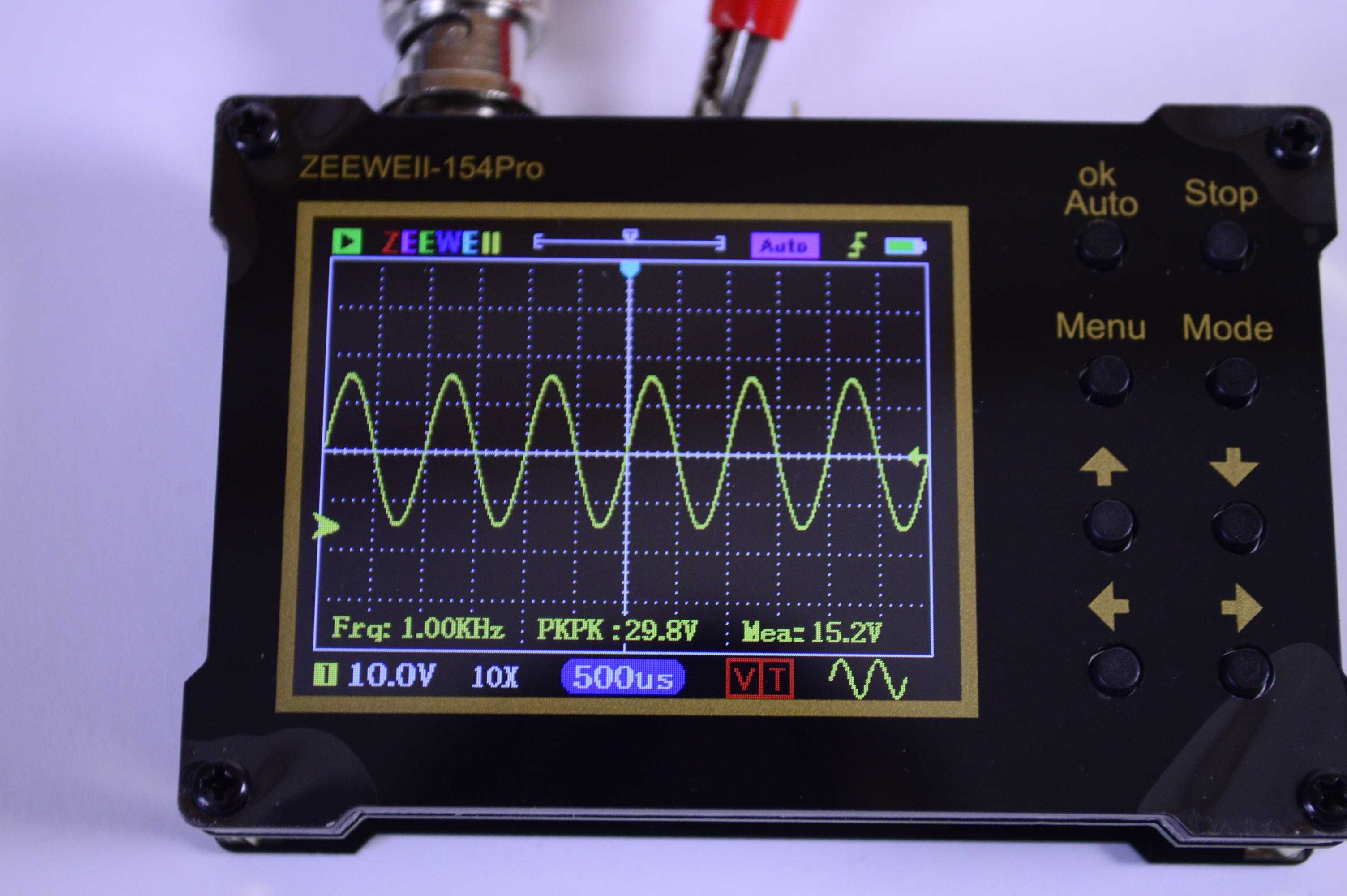 DSO154 Pro малък портативен осцилоскоп 18MHz 40MSa/s Sampling