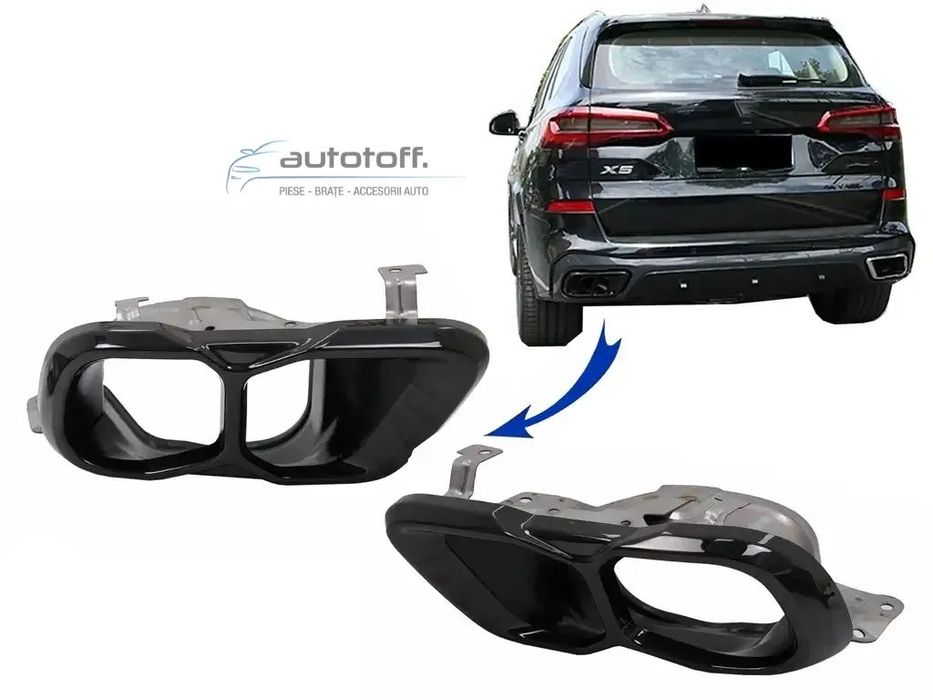 Ornamente tobe compatibile cu BMW X5 G05/ X6 G06/ X7 G07 (2018+) M Design