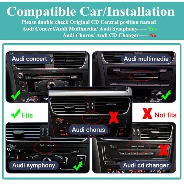 AUDI A4L, A5, B8, 2008-2016, 10.25'' Андроид Навигация, 10119